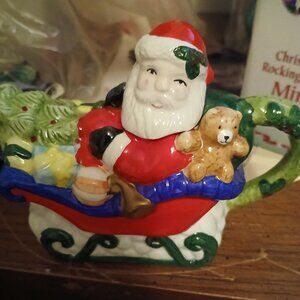 Santa Sled Mini Teapot- Simply Delicious Chadwick-Miller